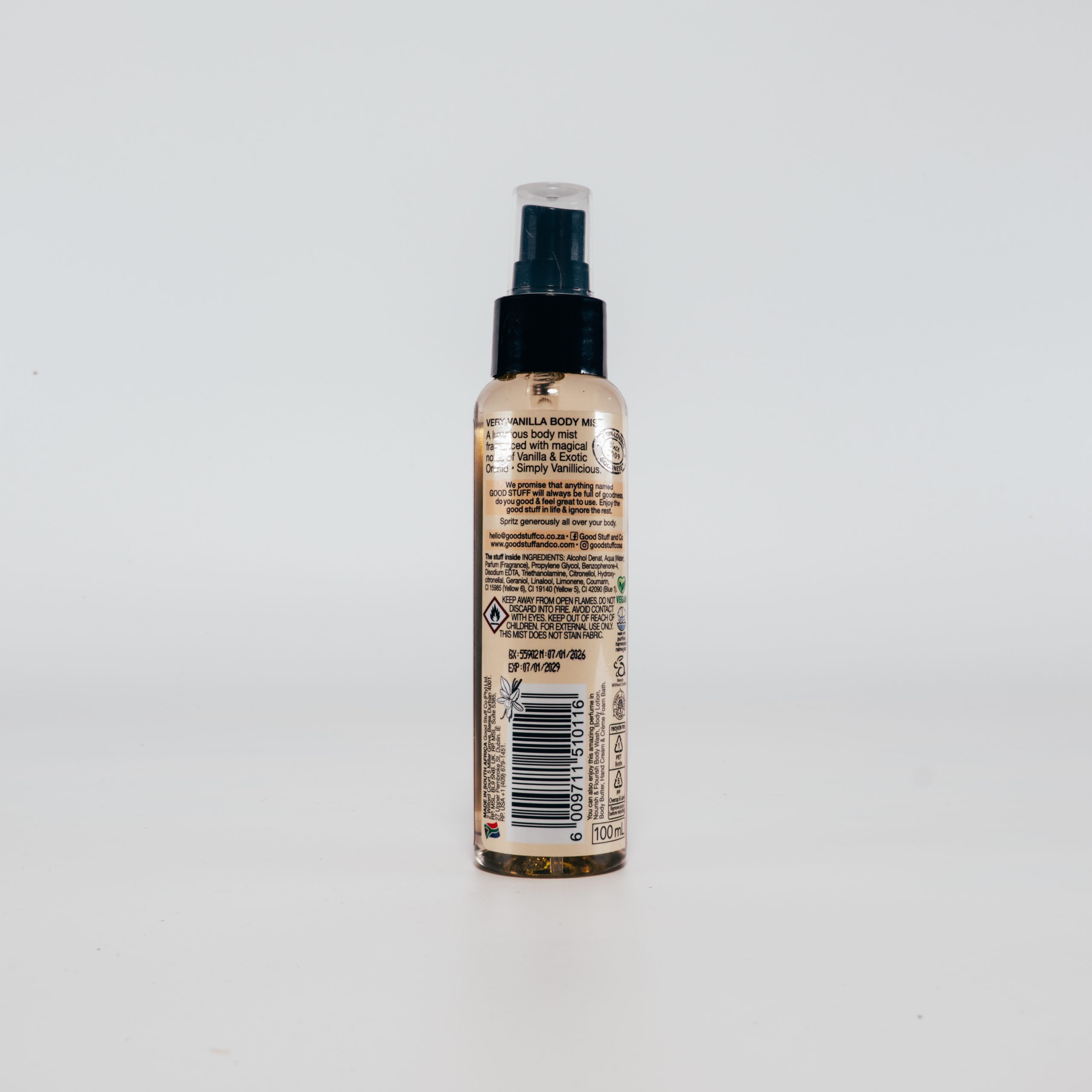 Good Stuff Very Vanilla Body Mist 100ml - Image 2